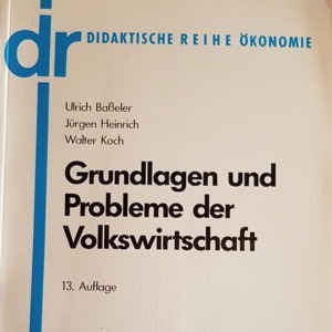 1993-10 (1/3) • Au programme du 1er semestre d'économie politique: comparaison des systèmes économiques (économies de marché et de planification centrale) • ISBN: 3-89172-203-6 (image: https://www.ebay.de/itm/223995502903).