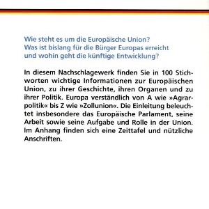 1994-12 (3/3) • L'Europe en 100 mots-clés • ISSN: 0177-3291 • Numérisation: Daniela BERNDT.