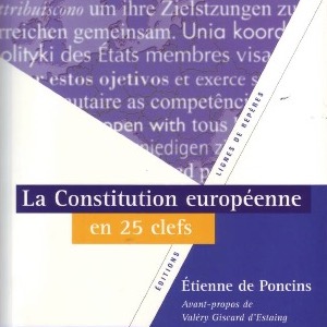 2005 (4/11) • Aux grands maux les grands remèdes: pour accoucher d’un tel concept d’incubation virtuelle, mieux vaut commencer par élaborer une solide stratégie juridique, qui devra s’appuyer sur le droit d’auteur européen comme rempart contre les risques de contrefaçon, de détournement et de cannibalisation émanant des réseaux sociaux notamment • ISBN: 9-782915-752038 • Page web: https://www.eyrolles.com/Litterature/Livre/la-constitution-europeenne-en-25-clefs-9782915752038/ • Numérisation: Daniela BERNDT.